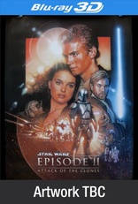 Star Wars: Episode II - Attack of the Clones 3D (Blu-ray Movie), temporary cover art