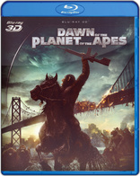 Dawn of the Planet of the Apes 3D (Blu-ray Movie), temporary cover art