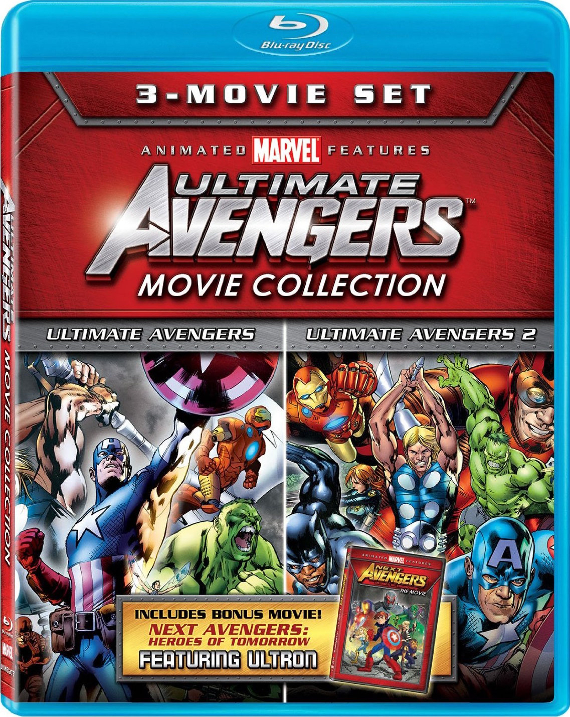 avengers - Ultimate Avengers: 3-Movie Collection (2006-2008) Vengadores Ultimate: Colección de 3 Películas (2006-2008) [AC3 2.0 + SRT] [DVD-RIP] [GOOGLEDRIVE*] 124934_front