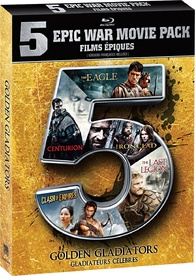 5 Epic War Movie Pack Golden Gladiators Blu Ray Release