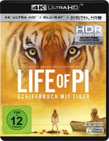 Life of Pi 4K (Blu-ray Movie)