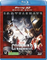 Captain America: Civil War 3D (Blu-ray Movie)