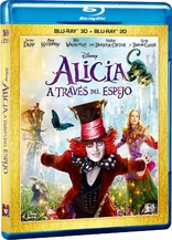 Alice Through the Looking Glass 3D (Blu-ray Movie)