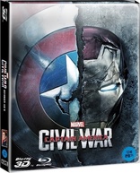 Captain America: Civil War 3D (Blu-ray Movie), temporary cover art