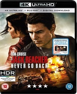 Jack Reacher: Never Go Back 4K (Blu-ray Movie)
