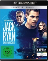Jack Ryan: Shadow Recruit 4K (Blu-ray Movie)