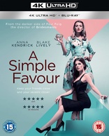 A Simple Favour 4K (Blu-ray Movie)