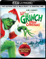 Dr. Seuss' How the Grinch Stole Christmas 4K (Blu-ray Movie)