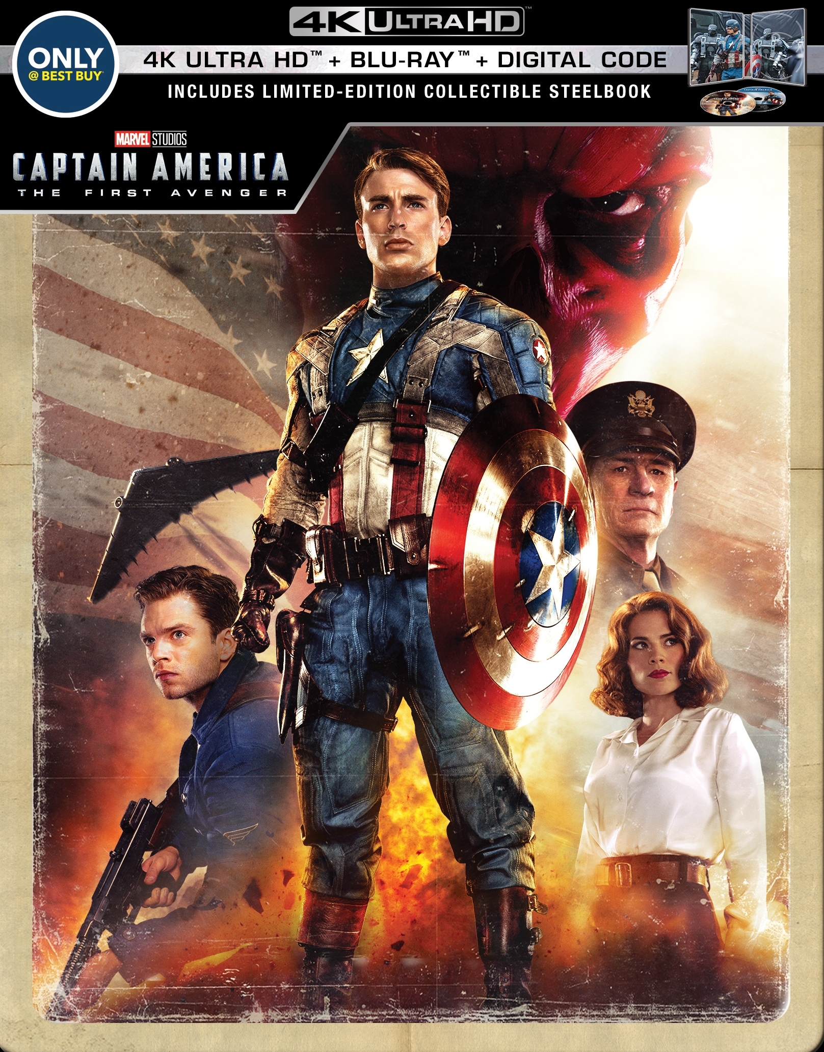 Captain America The First Avenger 4k Blu Ray