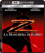 The Mask of Zorro 4K (Blu-ray Movie)