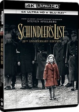 Schindler's List 4K (Blu-ray Movie), temporary cover art