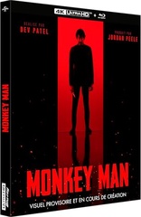 Monkey Man 4K (Blu-ray Movie), temporary cover art