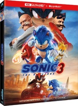 Sonic the Hedgehog 3 4k (Blu-ray Movie)
