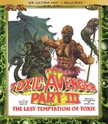 The Toxic Avenger Part III: The Last Temptation of Toxie 4K (Blu-ray Movie)