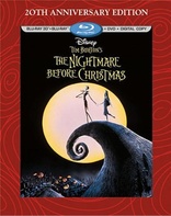 The Nightmare Before Christmas 3D 20th Anniversary Edition (Blu-ray Movie)