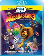 Madagascar 3: Europe's Most Wanted 3D (Blu-ray Movie), temporary cover art