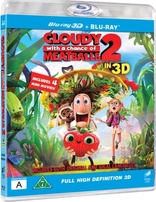 Cloudy With a Chance of Meatballs 2 3D (Blu-ray Movie)