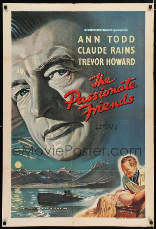 The passionate friends Trevor Howard movie poster
