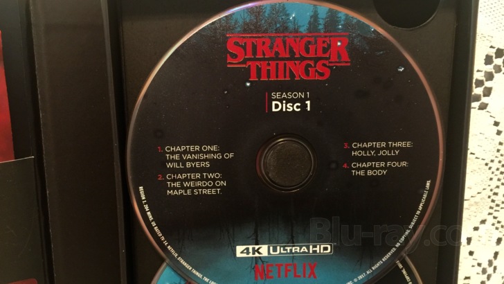 Stranger Things Season 1 4k Blu Ray Collectors Edition